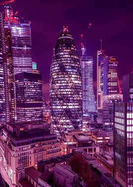 City Night Futuristic