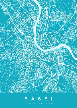 BASEL Map SWITZERLAND