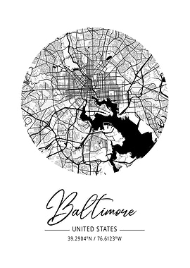 Baltimore City Map
