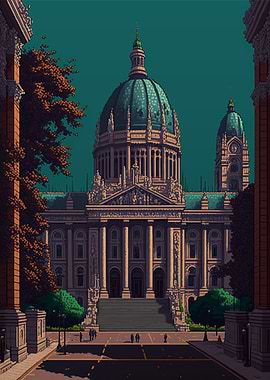 Budapest Pixel art