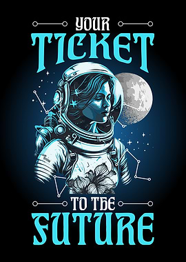 Sci Fi Astronaut Girl