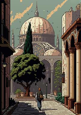 Damascus Pixel art