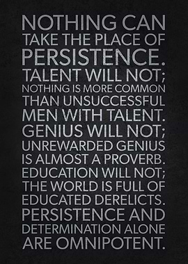 Take Place Of Persistence