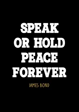 James Bond quote