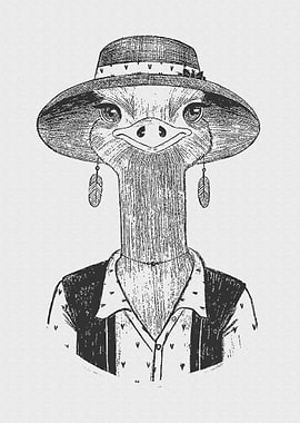 Vintage Sketch Animal