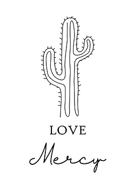 Love Mercy Office Poster