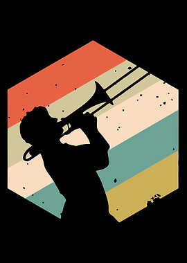 Trombone With Retro