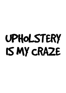 Upholstery Is My Craze