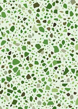 Green Pebble Terrazzo