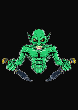 green goblin halfbody