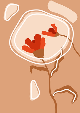 Beautiful Red flower plant