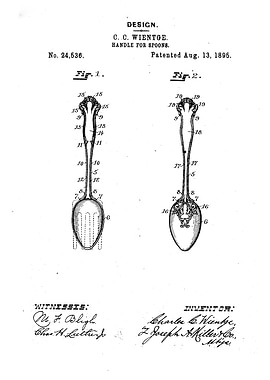 Retro Spoon Handle Patent