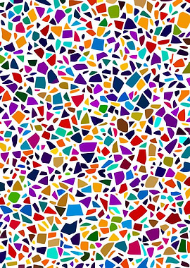 Rainbow Pebble Terrazzo