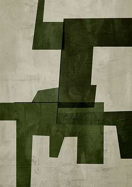 GEOMETRIC ABSTRACT 596A