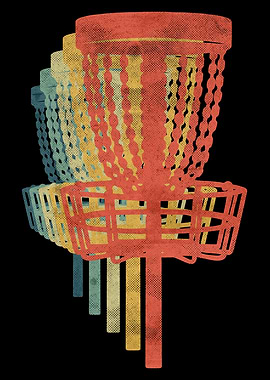 Disc Golf Frisbee Basket