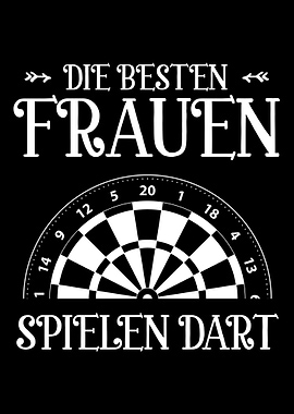 Darts Spruch Frauen