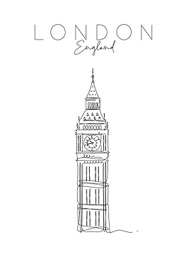 Poster UK Big Ben