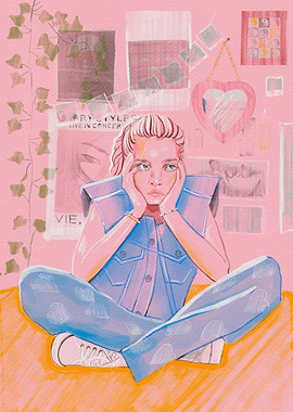 Teenage Girl and Sadness