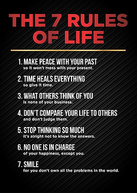 the 7 rules of life