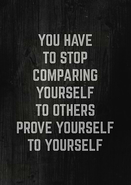 Stop Comparing Yourself