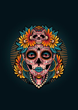 Muertos girl of dia de los