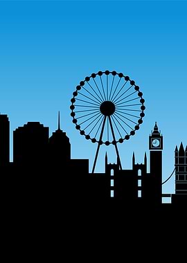 london skyline art