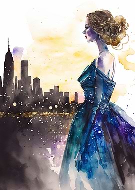 Woman in New York City