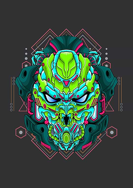 Robot hero head cool