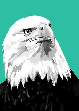 Eagle Retro art