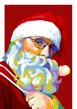 Santa Claus Popart
