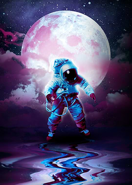 Astronaut Sea Crossing