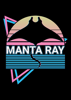 Manta Ray Retro