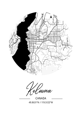 Kelowna City Map
