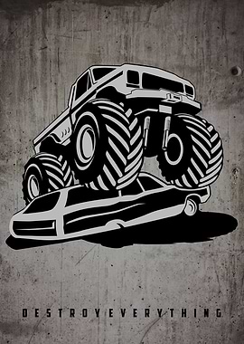 Monster Truck design art