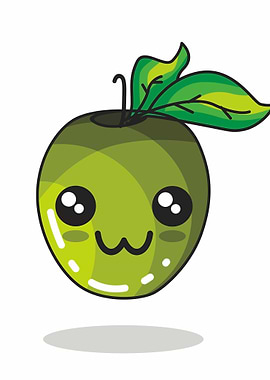 Emoticon Apple Cute Art