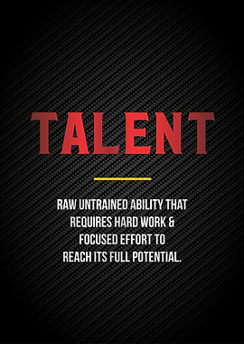 talent inspiration textart