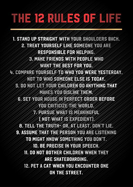the 12 rules of life