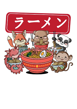 Fox Panda Axolotl Monkey