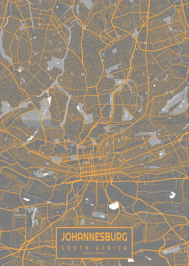 Johannesburg Map Bauhaus