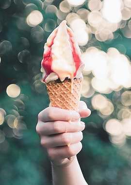 Raspberry Ripple Ice cream