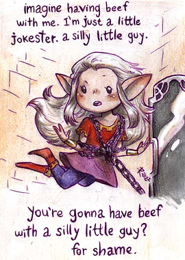 Silly little jokester