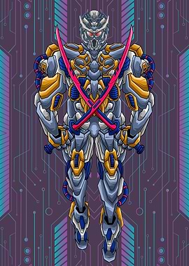 war mecha robot full body