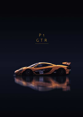 Mclaren P1 GTR Race car