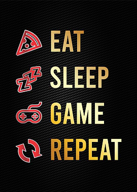 eat sleep game repeat