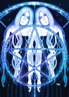 Mirroring 3 Witch Twins