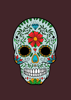 Mexican skull 07