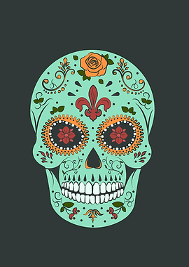 Mexican skull 09