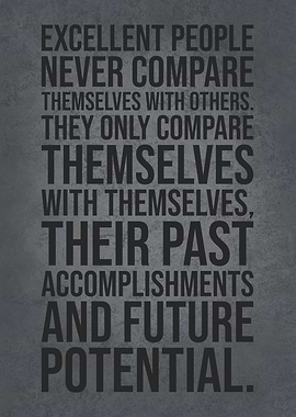 Compare Yourself With You