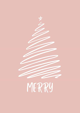 Merry White Christmas Tree