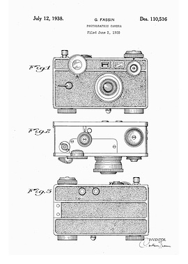 1938 Camera Patent